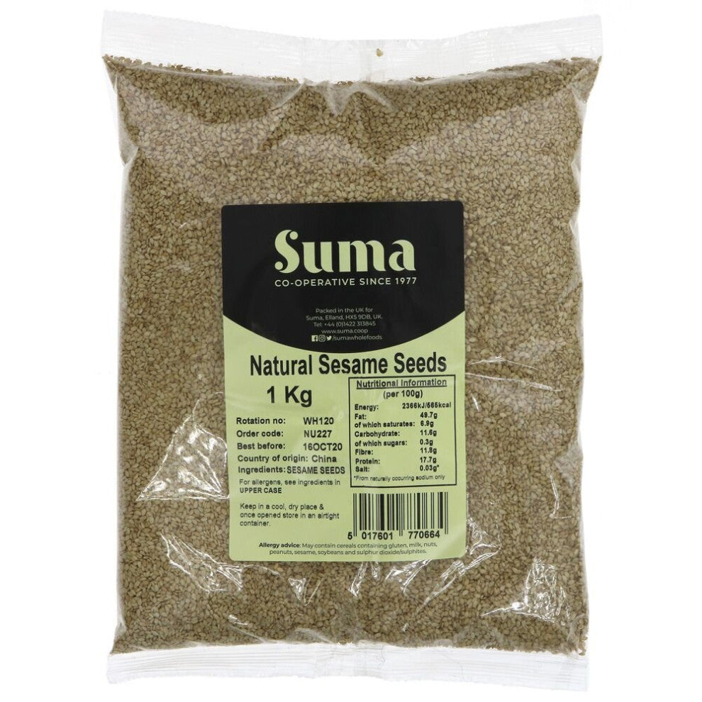 Suma Sesame seeds - natural - 1 kg ( pack of 1 )