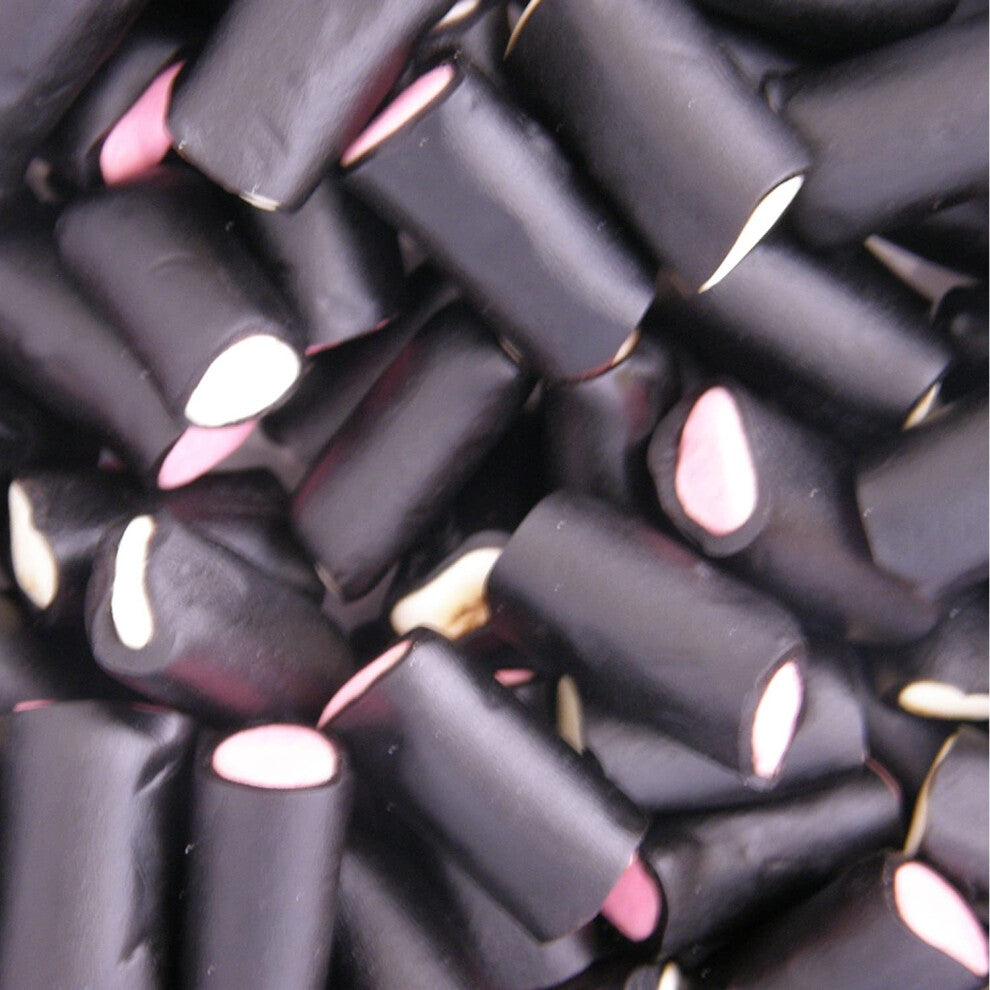 Liquorice Cream Rock by Kingsway (500g Bag)
