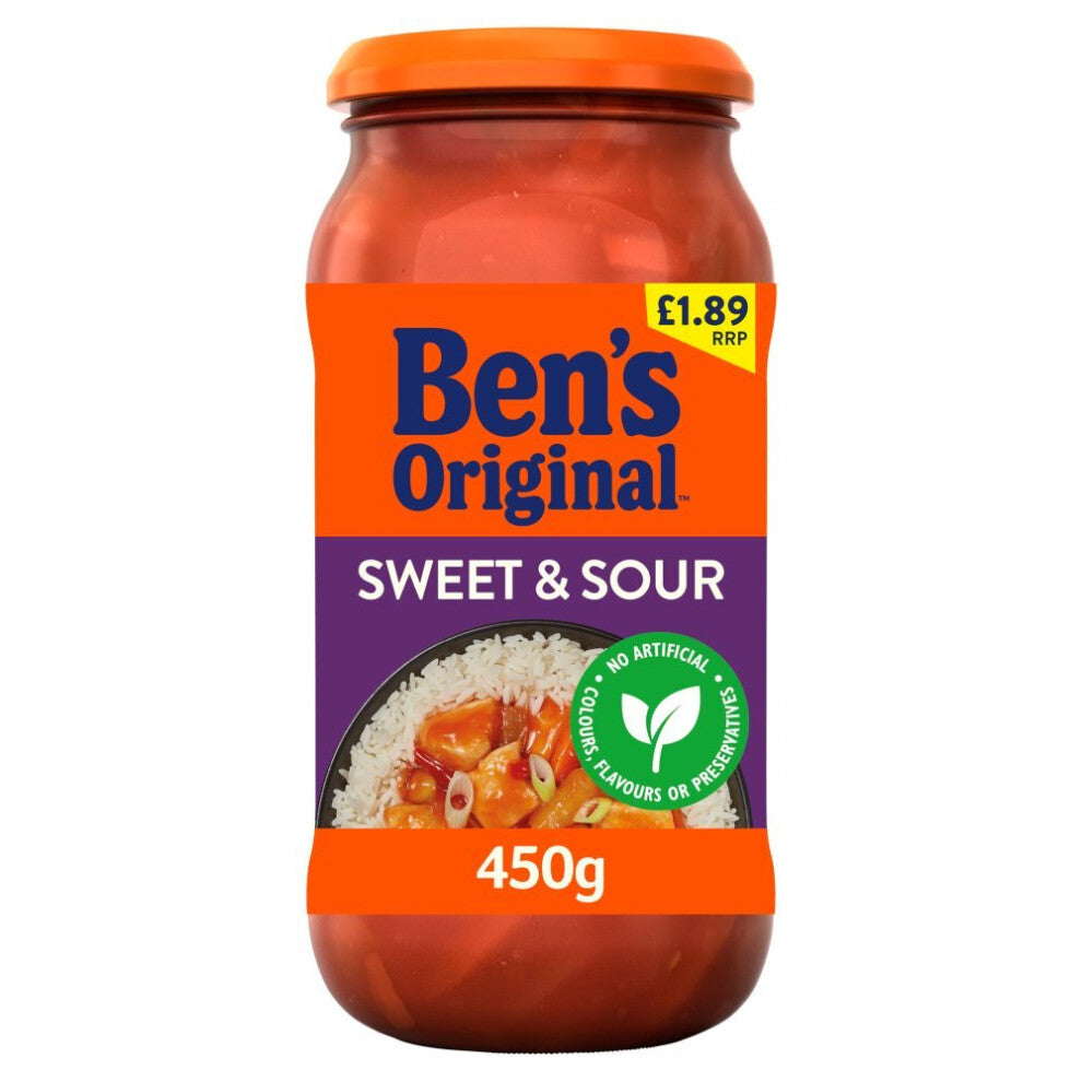 Uncle Ben's Sweet & Sour Light Sauce 450g (Pack of 6)