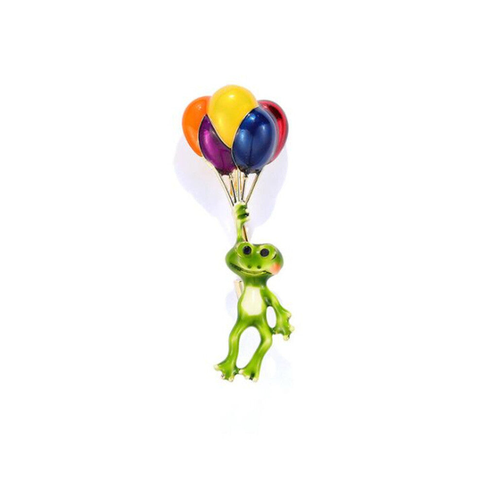Accessories creative frog balloon brooch to match cardigan pin buckle