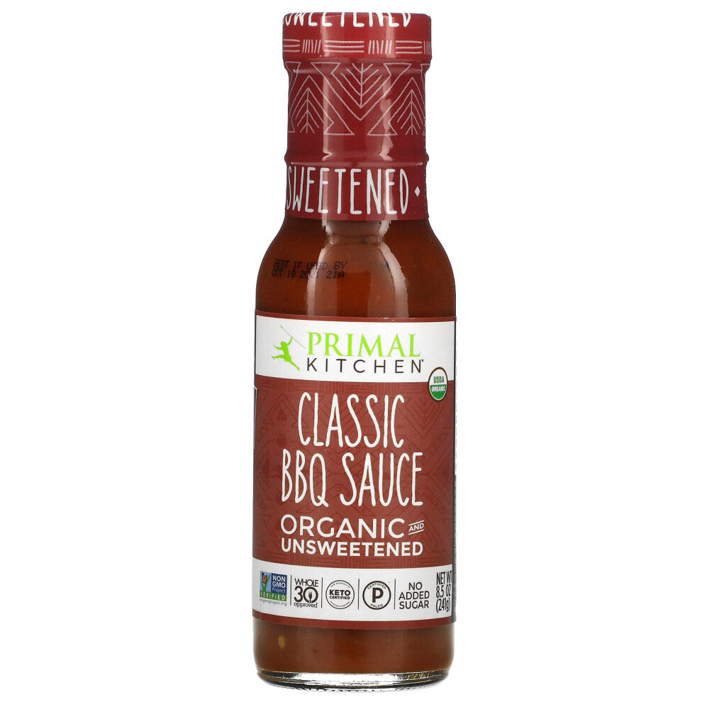 Primal Kitchen, Organic Classic BBQ Sauce, Unsweetened,  8.5 oz (241 g)