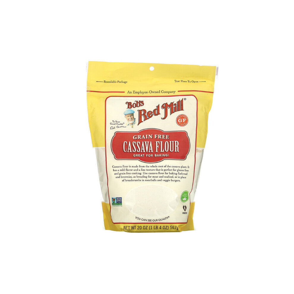 Bob's Red Mill, Cassava Flour, Grain Free, 567g