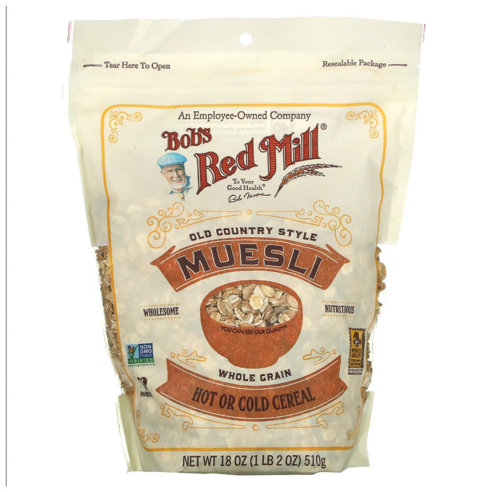 Bob's Red Mill, Muesli, Old County Style, Whole Grain, 18 oz (510 g)