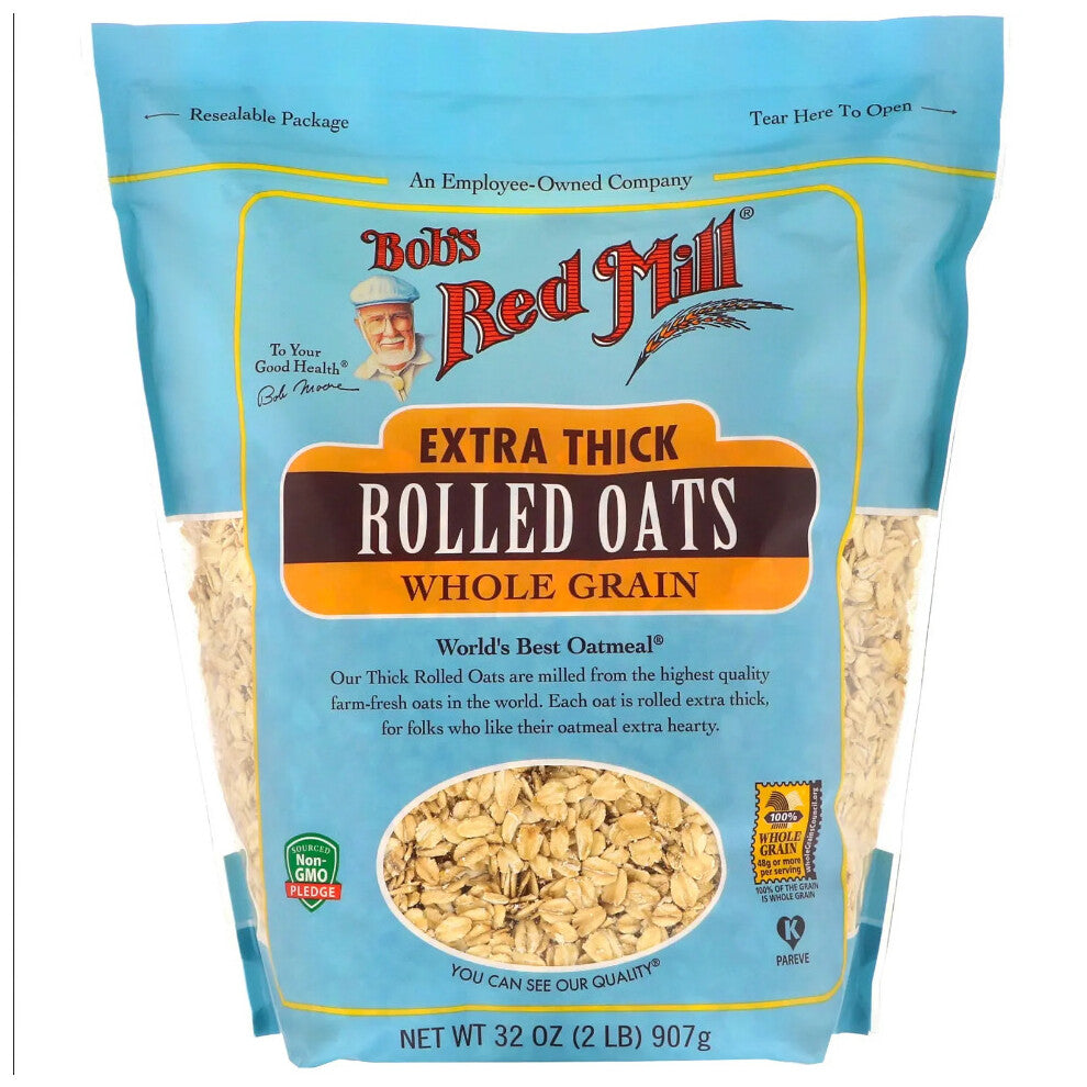 Bob's Red Mill, Extra Thick Rolled Oats, Whole Grain, 32 oz (907 g)