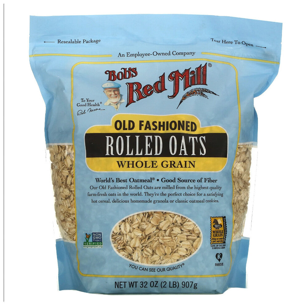 Bob's Red Mill, Old Fashioned Rolled Oats, Whole Grain, 32 oz (907 g)