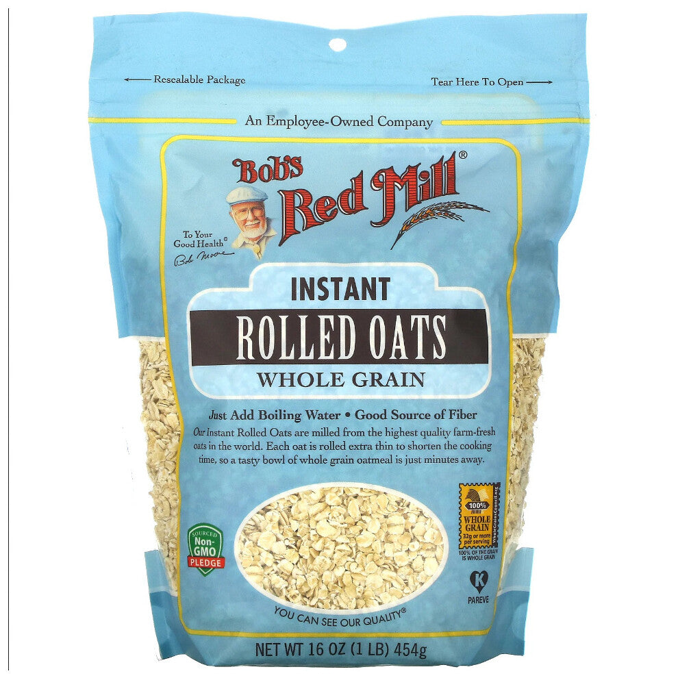 Bob's Red Mill, Instant Rolled Oats, Whole Grain, 16 oz (454 g)