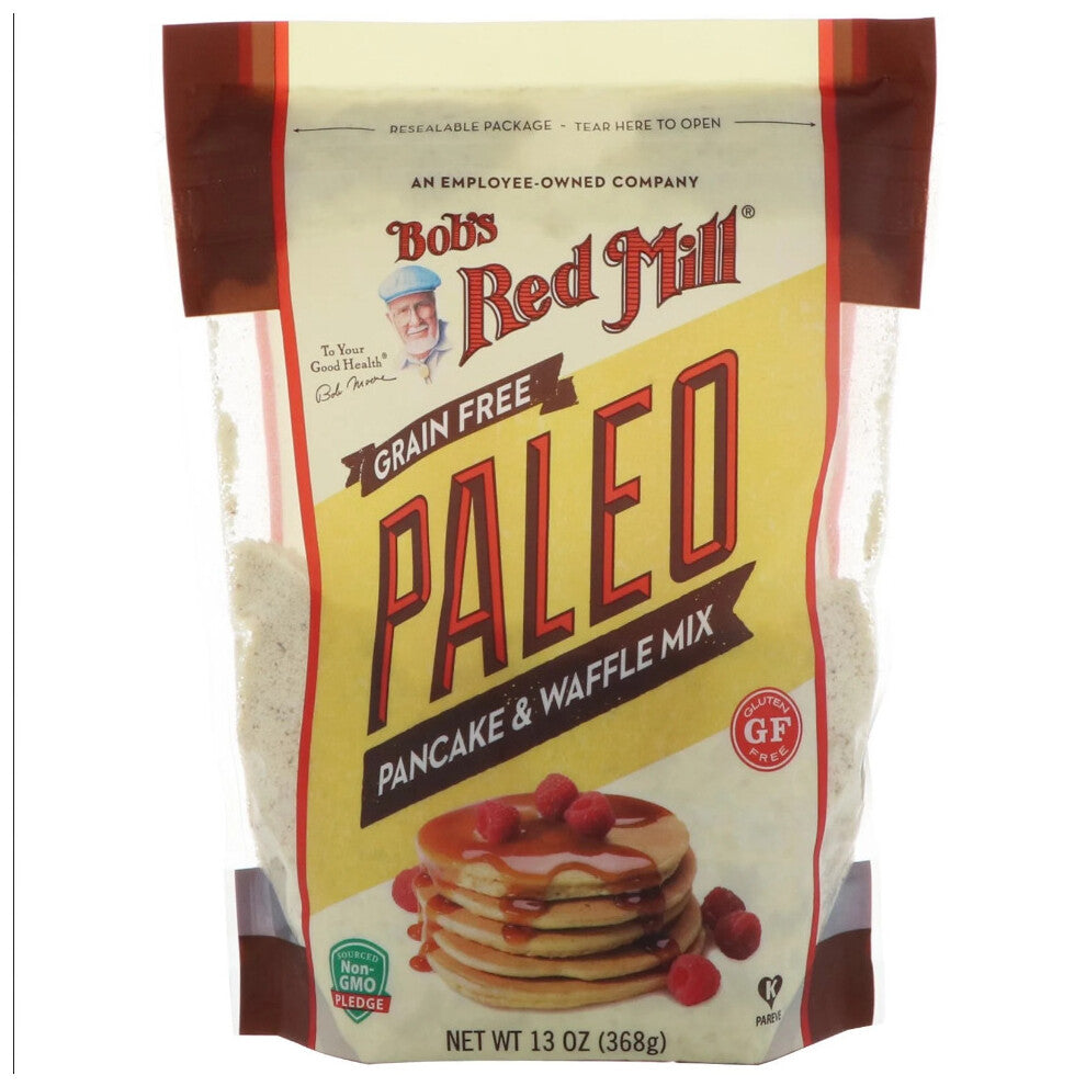 Bob's Red Mill, Paleo Pancake & Waffle Mix, Grain Free, Gluten Free