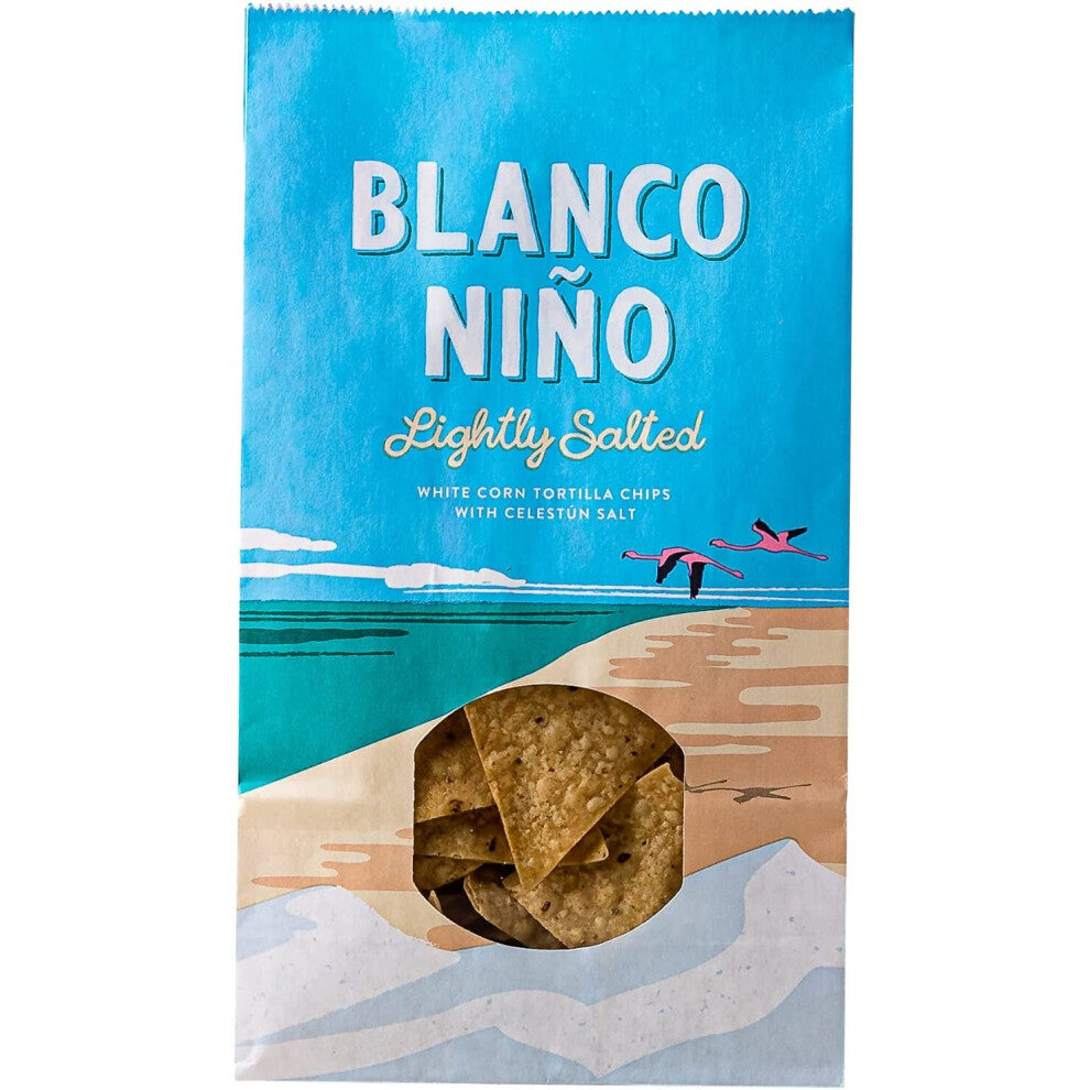 Blanco Nino Authentic Tortilla Chips Sea Salt 170g (Pack of 6)