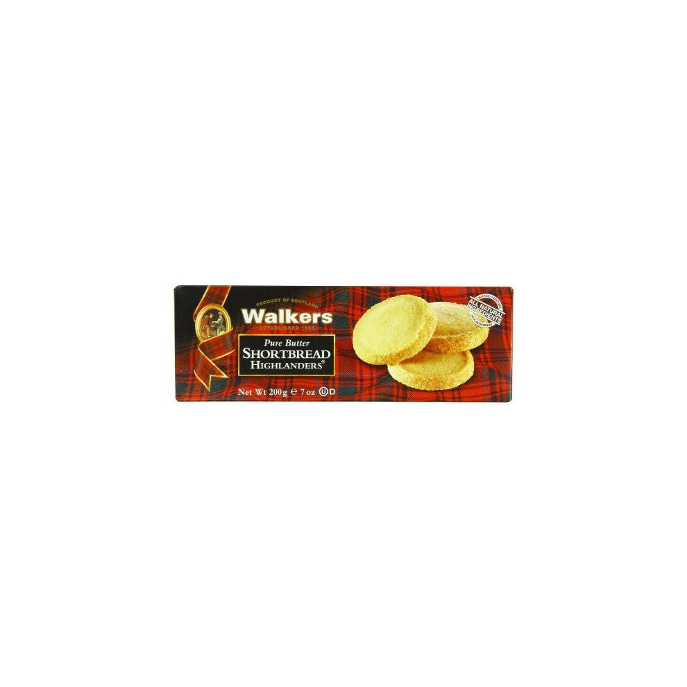 Walkers Shortbread Highlanders, 7-Ounce Boxes (Pack of 4)