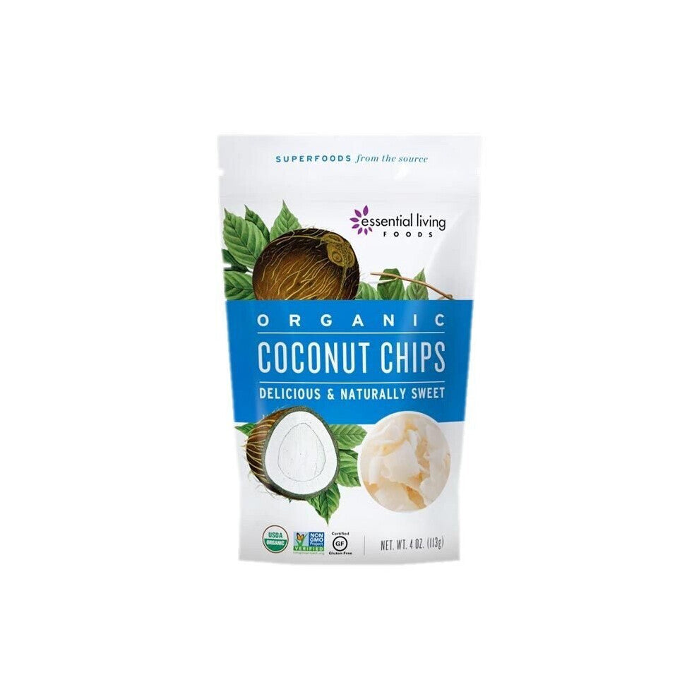 Essential Living Foods Coconut Chips Organic 4 oz