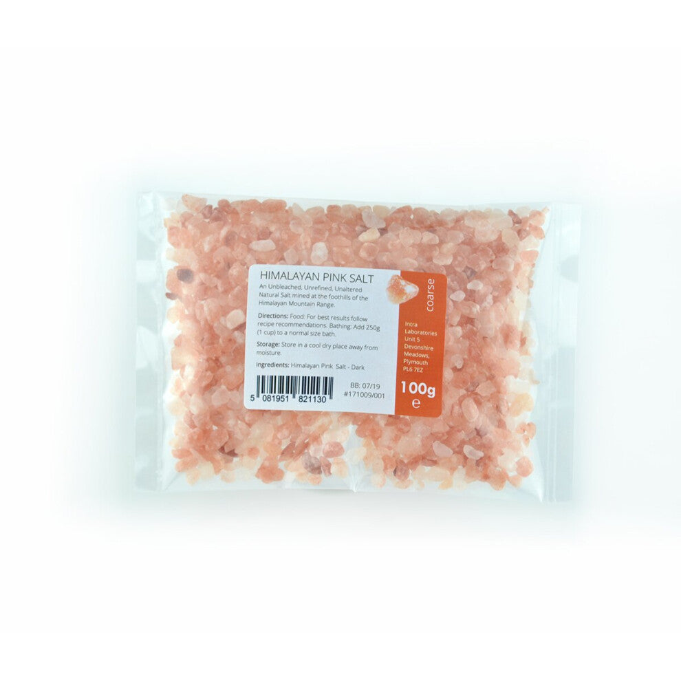 Himalayan Pink Salt - Pure & Naturally Organic Food Grade course 100g
