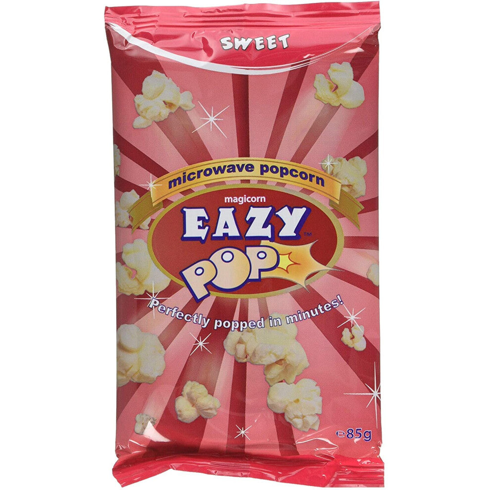 Eazypop Microwave Popcorn SweetFlavour (Pack of 16 x 85g)
