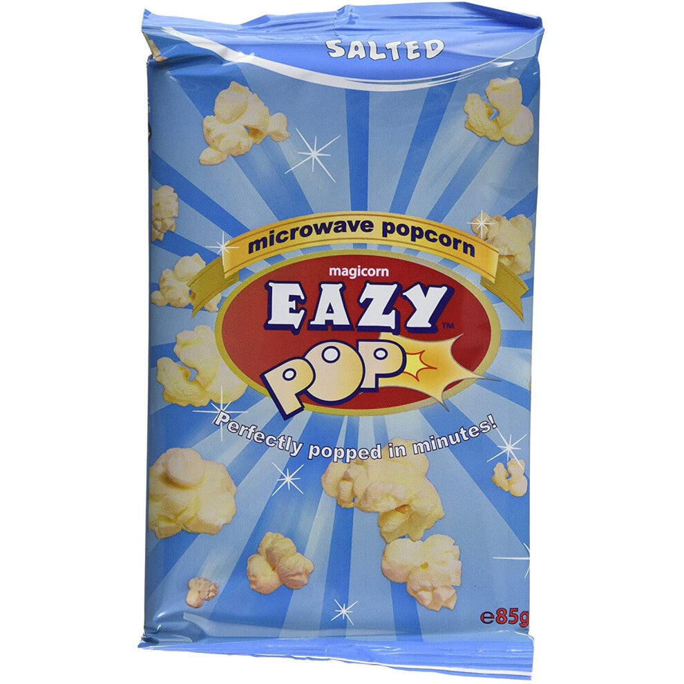 Eazypop Microwave Popcorn Salted Flavour, 16 X 85g