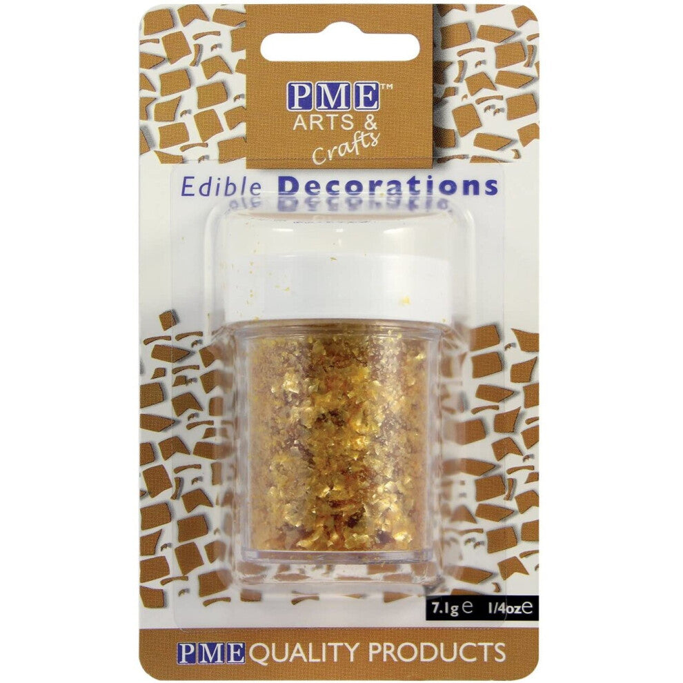 PME Glitter Flakes Gold