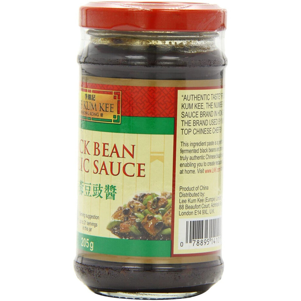 Lee Kum Kee Black Bean Garlic Sauce, 6 x 205g