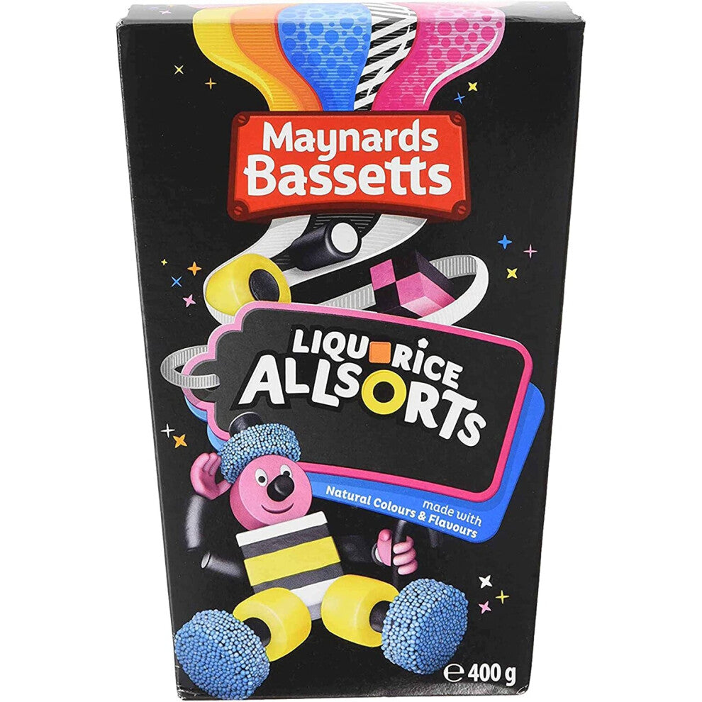 Maynards Bassetts Liquorice Allsorts Carton 400g