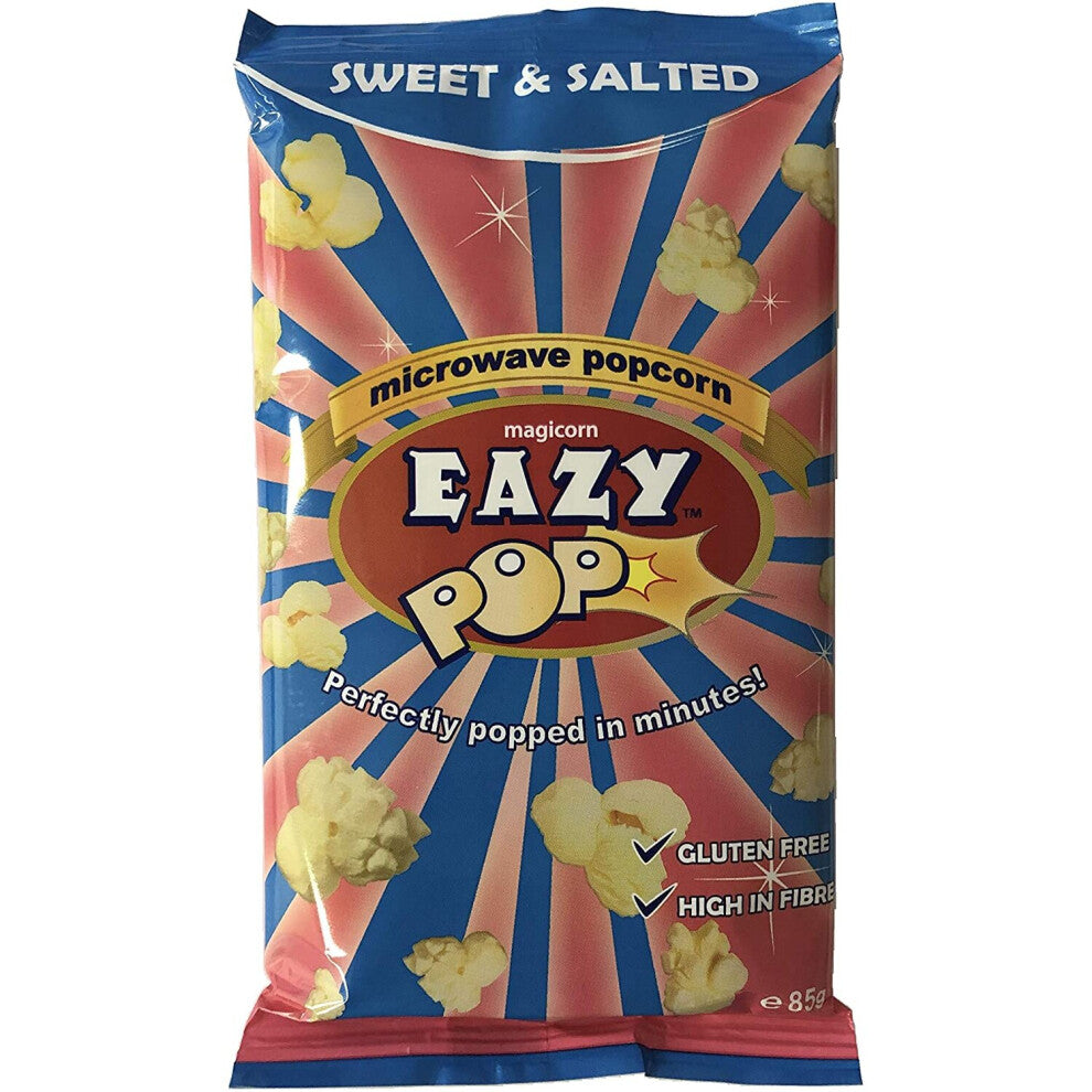 KO-LEE Eazypop Sweet and Salted Flavour Microwave Popcorn, 1.36 kg, Pack of 16