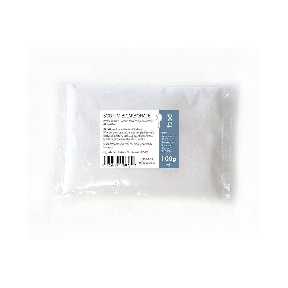 100g SODIUM BICARBONATE -BAKING SODA -BI CARB - Fine Powder Food Grade