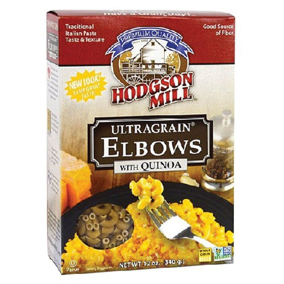 Hodgson Mill Ultragrain Elbows With Quinoa - Nutritious Pasta, 340g