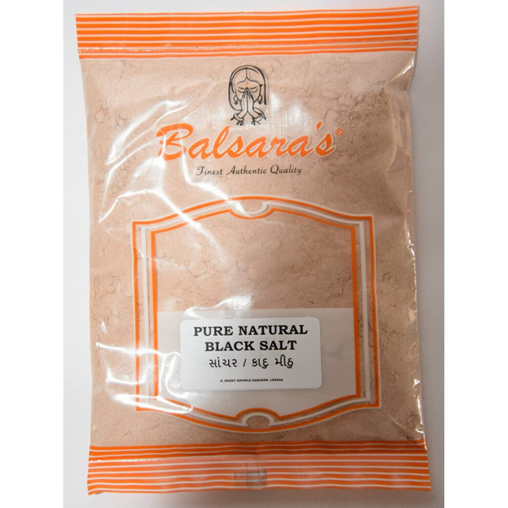 GROUND BLACK SALT 90g  NAMAK POWDERED SANCHAR HAWAIIN Black salt  Kala namak by Balsara's