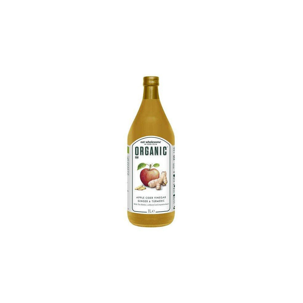 Eat Wholesome - Organic Raw Apple Cider Vinegar With Ginger Turmeric & Chill 1ltr