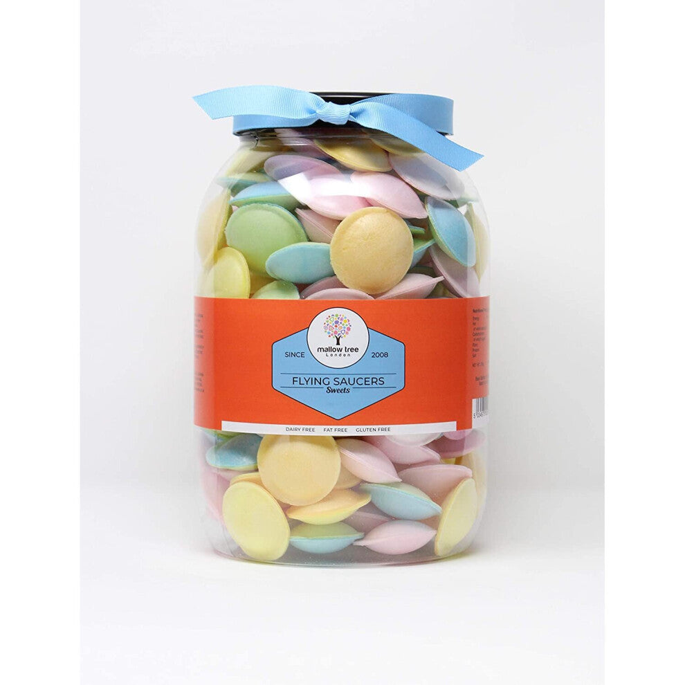 Mallow Tree Flying Saucers in a Sweet Shop Jar 220 g