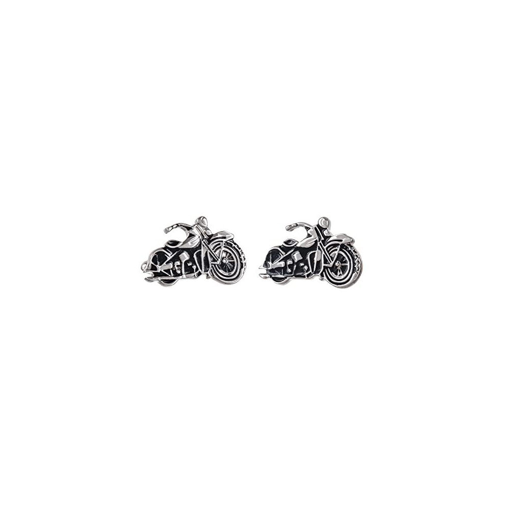 Classic Motorbike Cufflinks for Men - Motorcycle Cufflinks Presented In Onyx Art London Cufflink Box