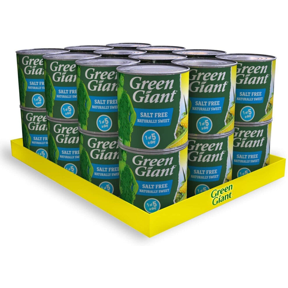 Green Giant Salt Free Sweetcorn 340g (Pack of 24)
