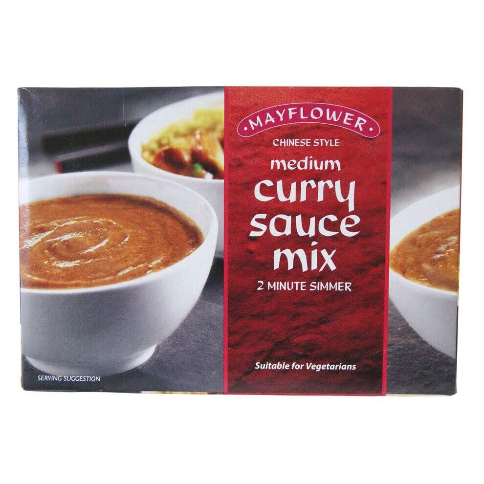 2 x Mayflower Chinese Curry Sauce Medium 255g