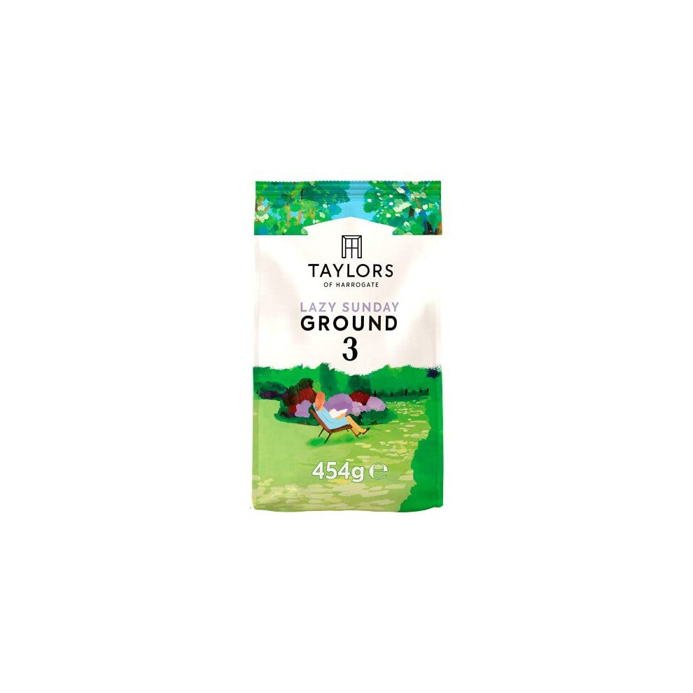 Taylors of Harrogate Lazy Sunday Ground Coffee, 454 g (Pack of 3)