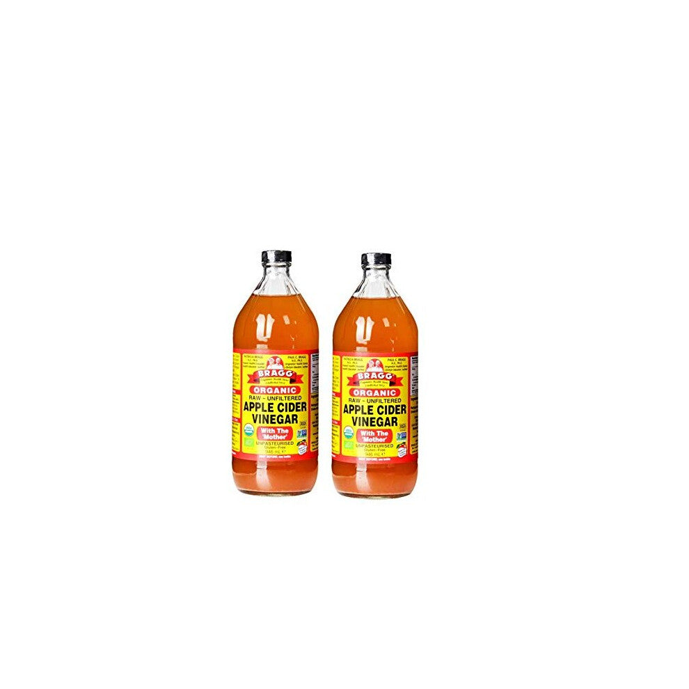 Braggs Organic Apple Cider Vinegar, 946ml x 2 (Double Pack)