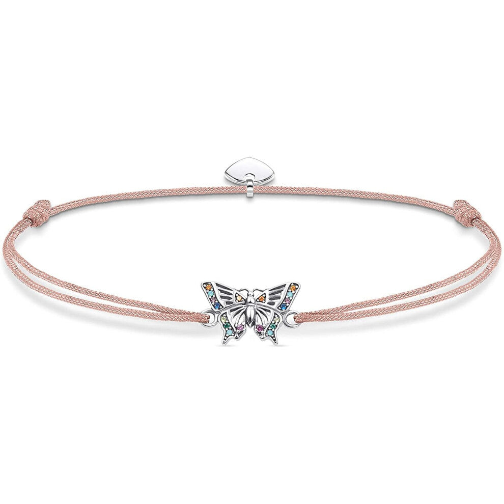Thomas Sabo ladies-bracelet Little Secret butterfly 925 Sterling silver blackened LS082-640-7-L20v
