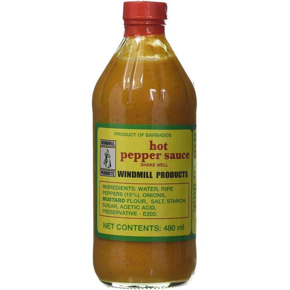 Windmill Hot Pepper Sauce, 480 ml