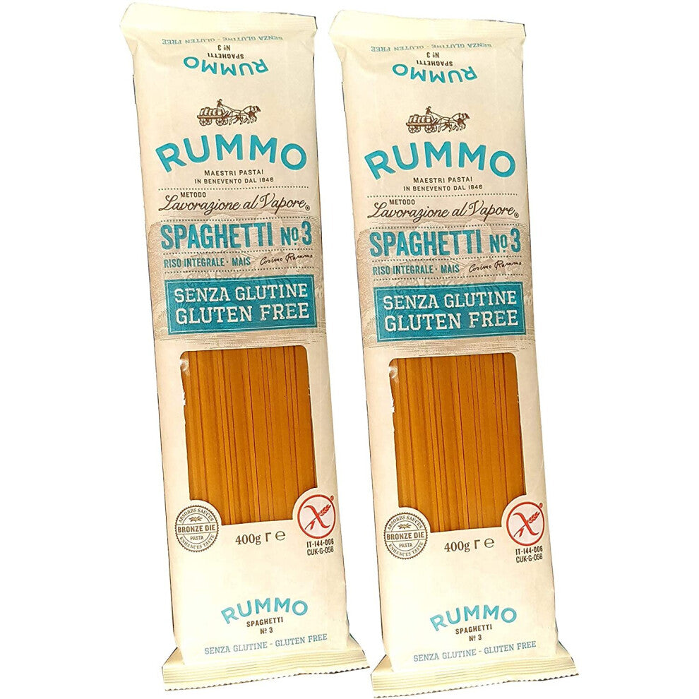 Gluten Free Spaghetti Pasta Rummo - 2 Packages x 400 gr