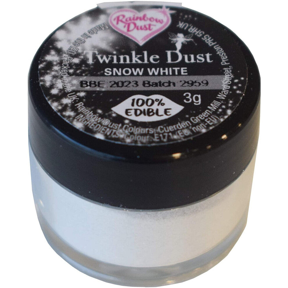 Edible Cake Glitter Twinkle Dust Snow White