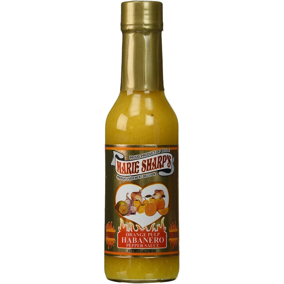 Marie Sharp's Orange Pulp Habanero Hot Sauce