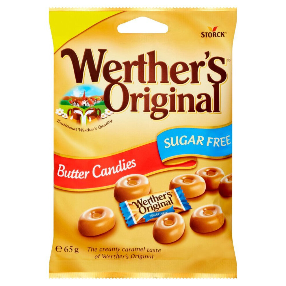 Werthers Original Sugar Free Butter Candy PM 1 65g x 12 x
