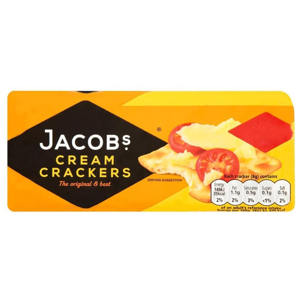 Jacobs Cream Cracker 200g (Pack of 12)