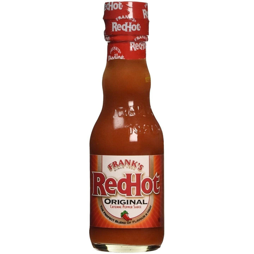 Frank's Red Hot Cayenne Pepper Sauce Original (148ml) - Pack of 2