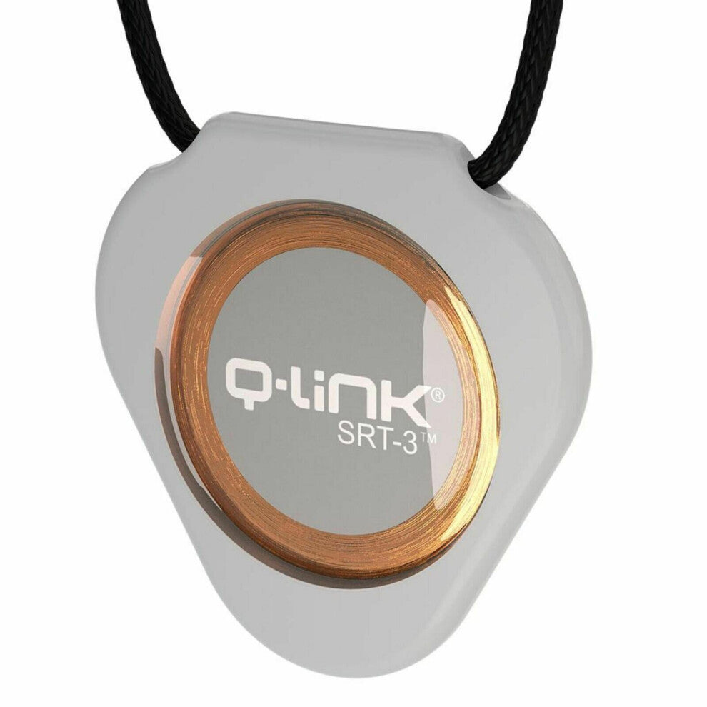 Q-Link SRT3 Triangle Acrylic Pendant|Personal Energy System|Easy Grey