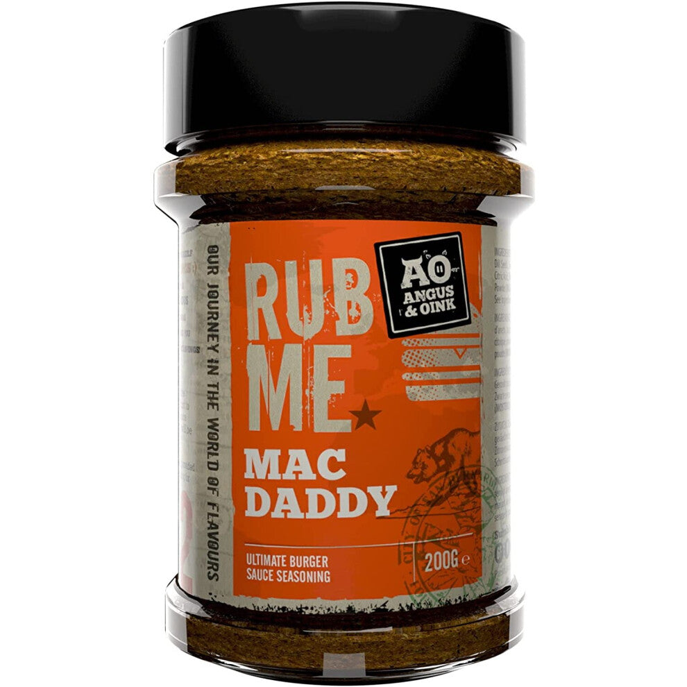 Angus & Oink Rub Me Mac Daddy Ultimate Burger Sauce Seasoning 200g