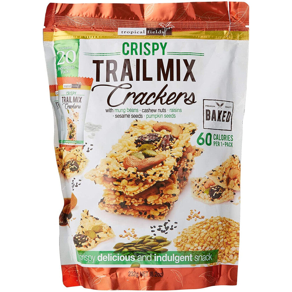 In Season Snacks Crispy Trail Mix Crackers 20 Pack (232g), 8.2