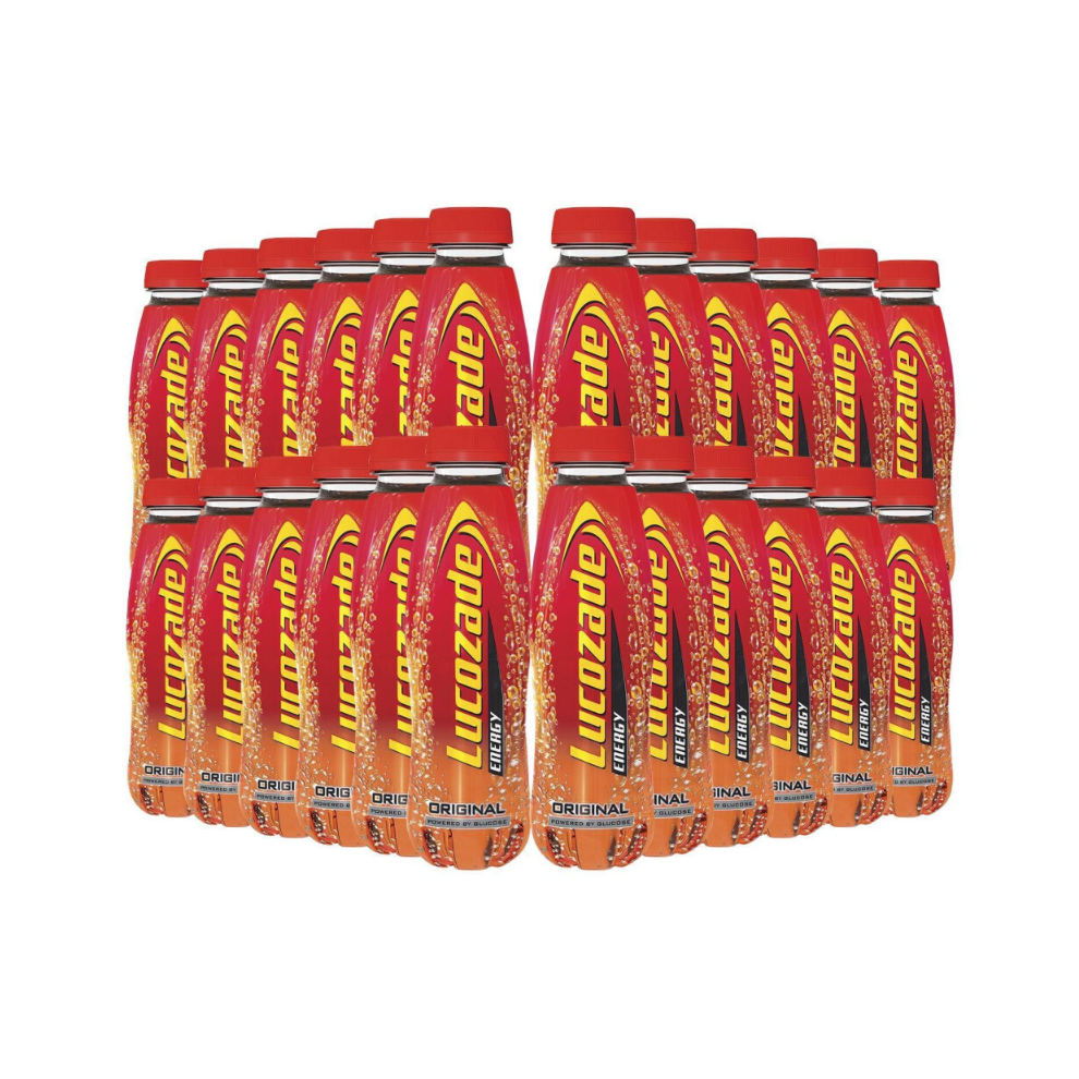 Lucozade Energy Original Energy Drink Powered By Glucose, 24x380ml