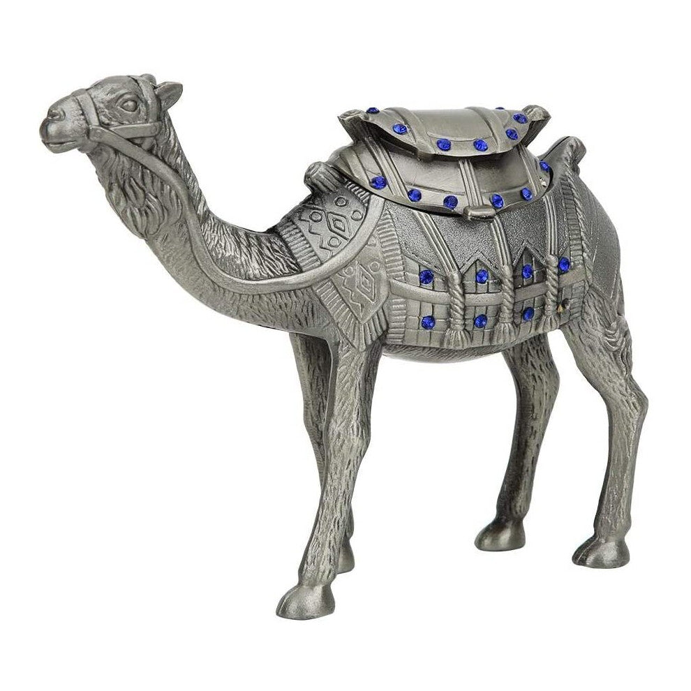 Hztyyier Cute Lucky Camel Trinket Box Hinged Hand-Painted Jewelry Trinket Box Figurine Collectible Ring Display Holders Inlaid Gifts Home Decoration