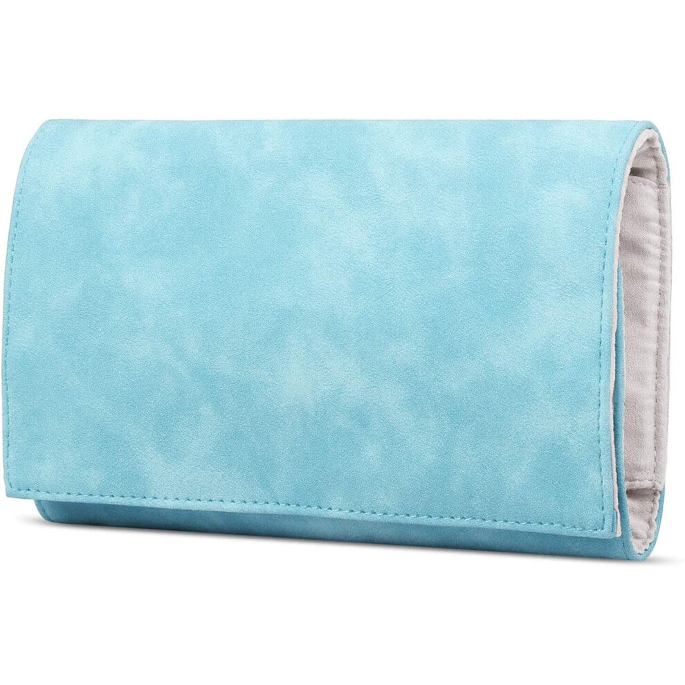 UNUBER Travel Jewellery Organiser Roll, Jewellery Storage Bags Box Case for Multiple Necklace, Earrings, Rings, Bracelet - Lightweight, Portable &