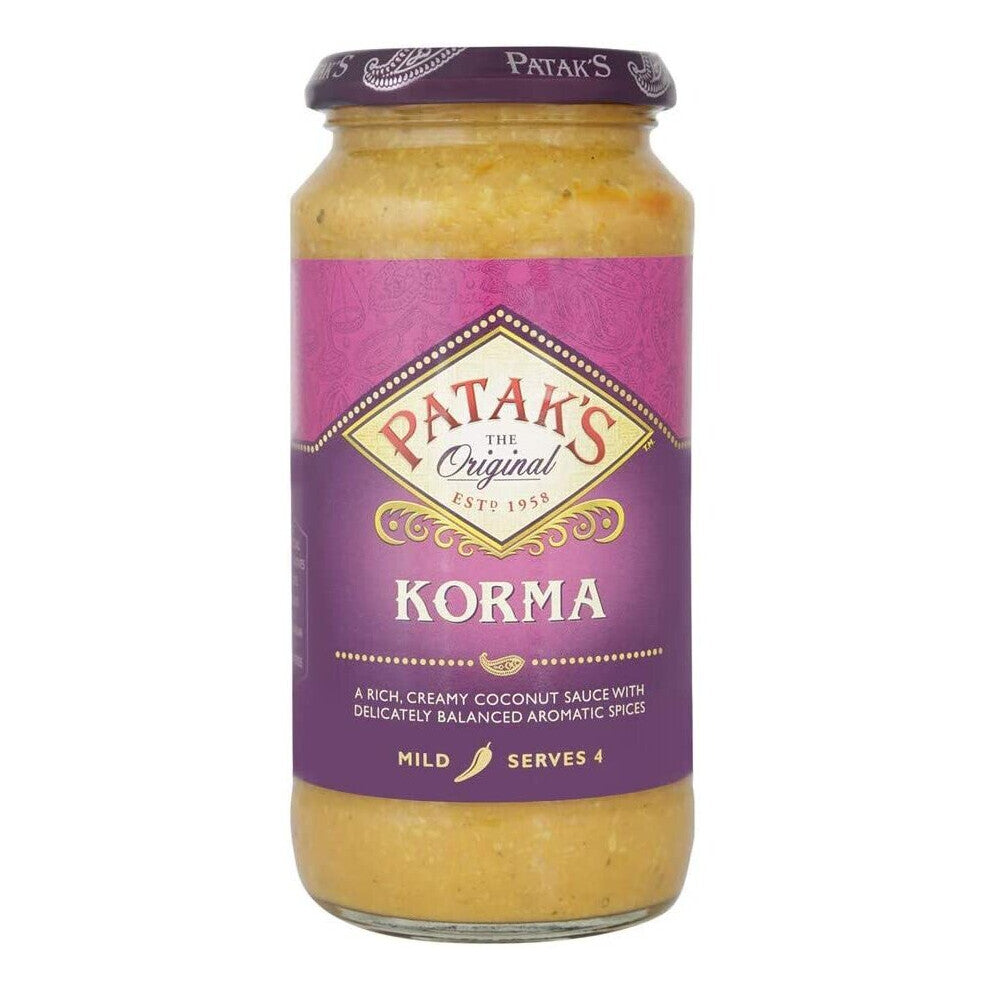 Pataks Korma Mild Cooking Sauce, 450 g
