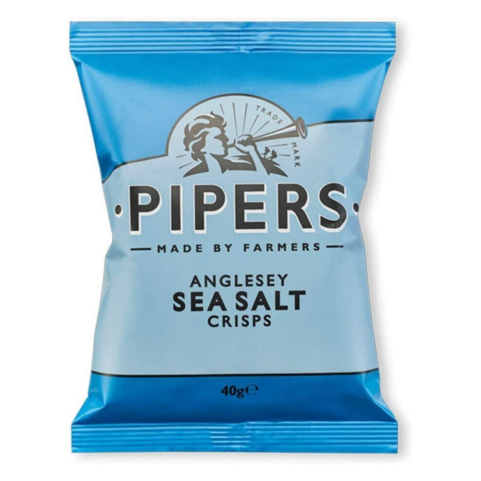 Pipers Gluten-Free Anglesey Sea Salt Vegan Crisps Multi-Pack (24)