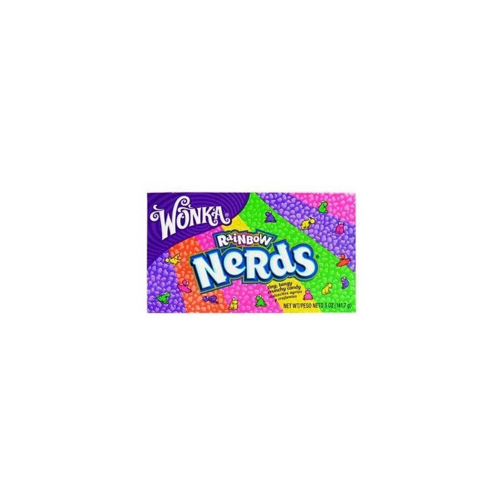Wonka Rainbow Nerds Theatre Size Box 141g Box American Candy x3