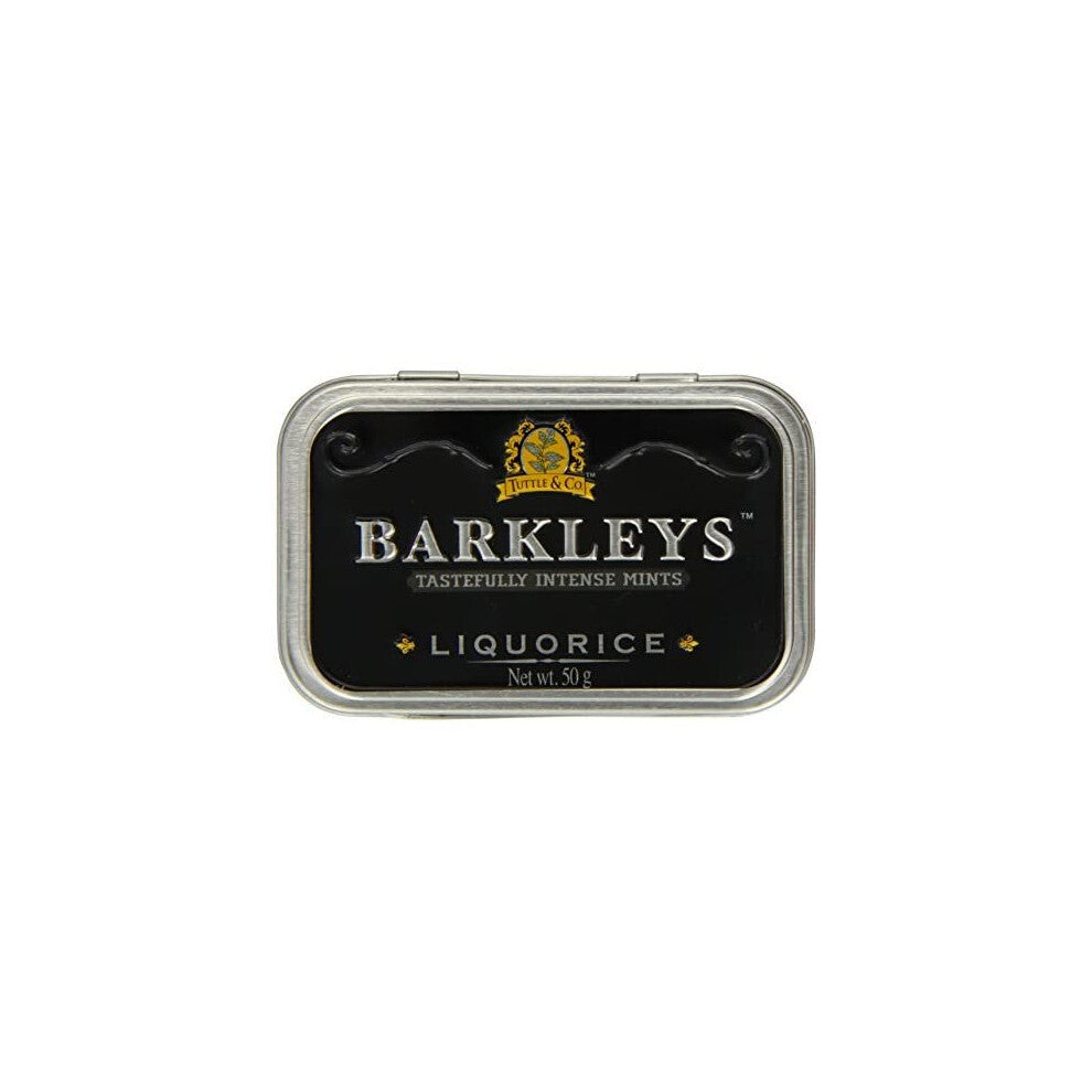 Barkleys Liquorice Mints Tin 50 g (Pack of 3)