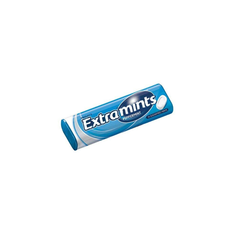 Wrigley's Extra Mints Peppermint Sugar Free Pack Of 16 Tubes